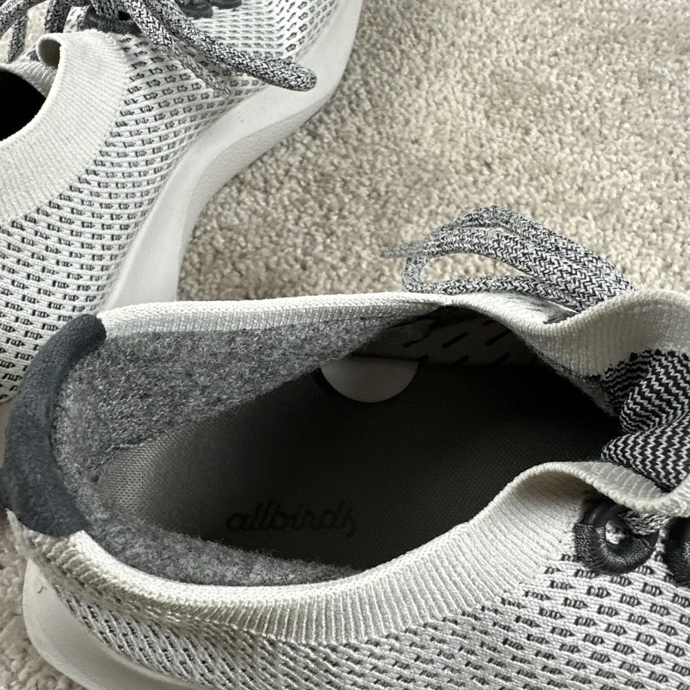 Allbirds Tree Dasher 2 Shoes Mens Size 12 White Lightweight Running Sneakers